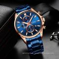 Curren 8368 Men Quartz Sport Watch Chronograph Watches Military Wristwatch